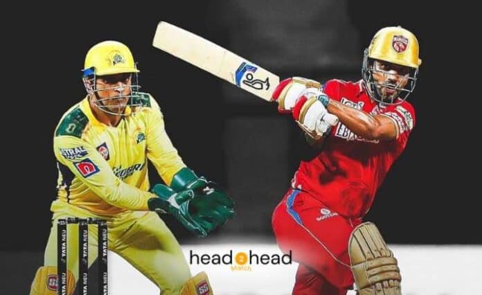 CSK vs PBKS Head To Head IPL Records & Stats (Total Matches, CSK Wins, PBKS Wins, Player Records)