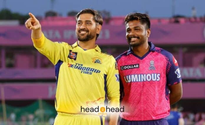 CSK vs RR Head To Head IPL Records & Stats (Total Matches, CSK Wins, RR Wins, Player Records)