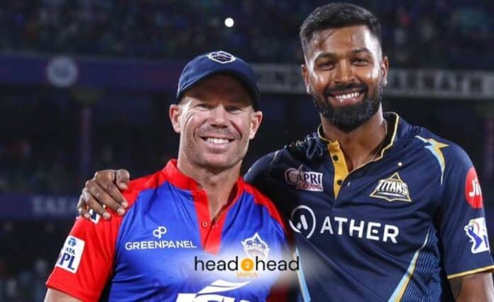 DC vs GT Head To Head IPL Records & Stats (Total Matches, DC Wins, GT Wins, Player Records)