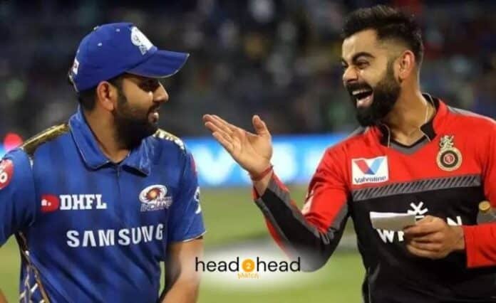 MI vs RCB Head To Head IPL Records & Stats (Total Matches, MI Wins, RCB Wins, Player Records)