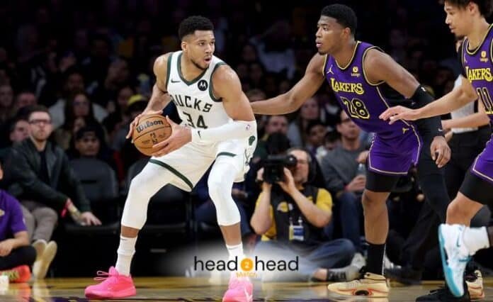 Milwaukee Bucks vs Los Angeles Lakers Head To Head NBA Records and Stats