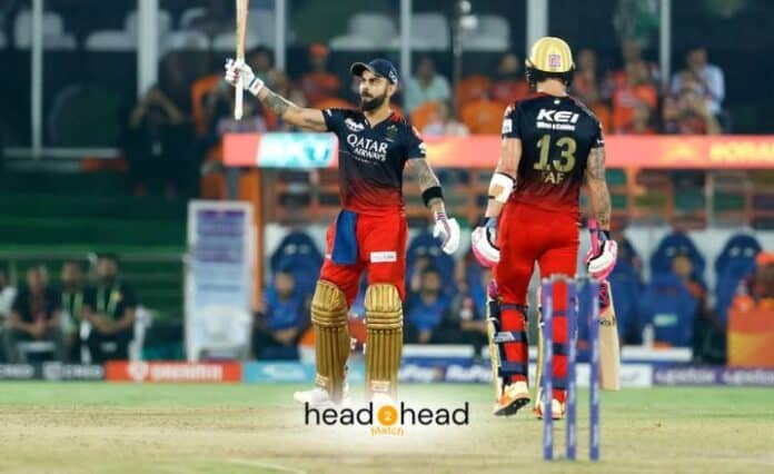 RCB vs SRH Head To Head IPL Records & Stats (Total Matches, RCB Wins, SRH Wins, Player Records)