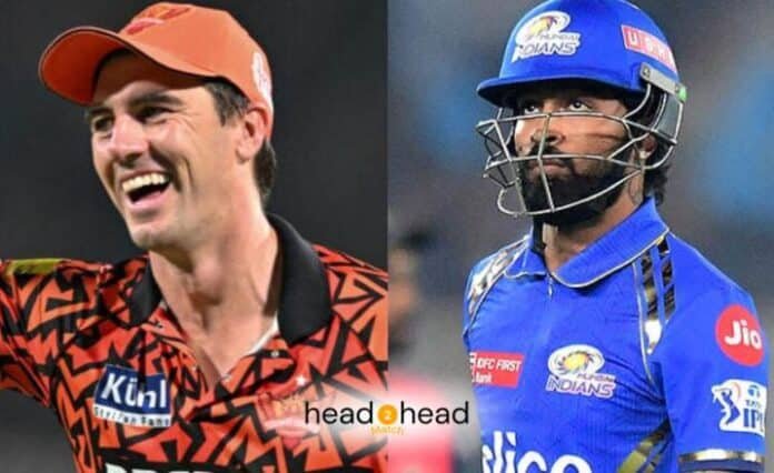 SRH vs MI Head To Head IPL Records & Stats (Total Matches, SRH Wins, MI Wins, Player Records)