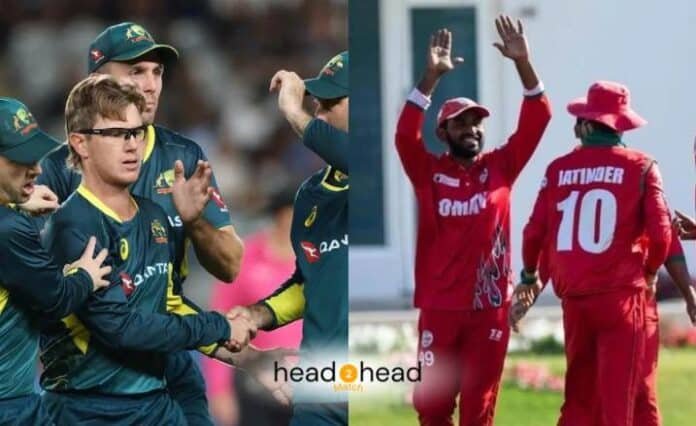 Australia vs Oman Head To Head T20 Records & Stats (Total Matches, AUS Won, Oman Won)