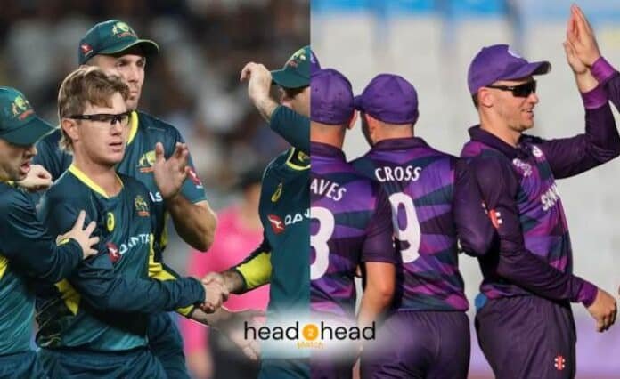 Australia vs Scotland Head To Head T20 Records & Stats (Total Matches, AUS Won, SCO Won)