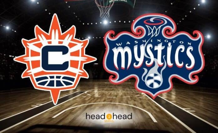 Connecticut Sun vs Washington Mystics Head To Head WNBA Records & Stats