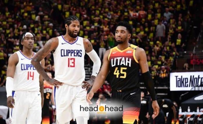 Los Angeles Clippers vs Utah Jazz Head To Head NBA Records & Stats