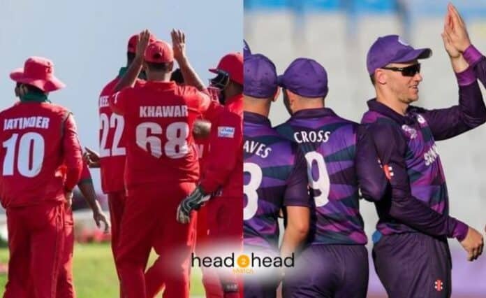 Oman vs Scotland Head To Head T20 Records & Stats (Total Matches, Oman Won, SCO Won)