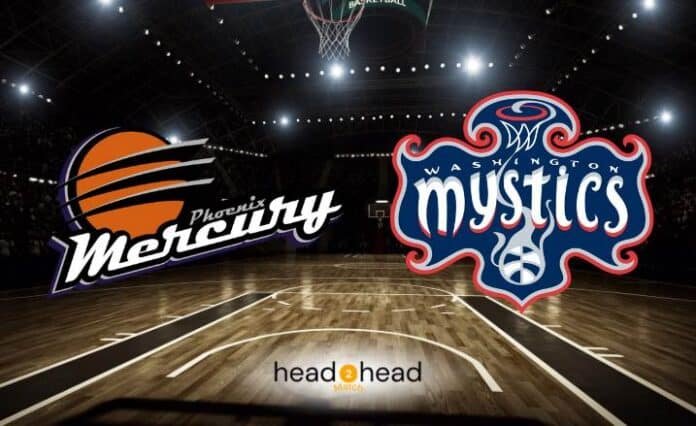 Phoenix Mercury vs Washington Mystics Head To Head WNBA Records & Stats