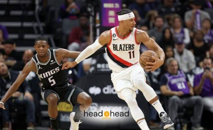 Sacramento Kings vs Portland Trail Blazers Head To Head NBA Records & Stats