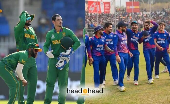 South Africa vs Nepal Head To Head T20 Records & Stats (Total Matches, SA Won, NEP Won)