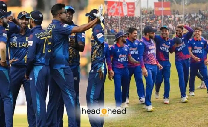 Sri Lanka vs Nepal Head To Head T20 Records & Stats (Total Matches, SL Won, NEP Won)