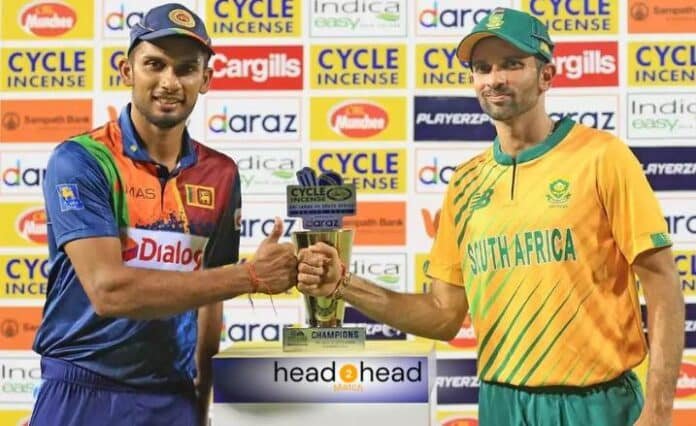 Sri Lanka vs South Africa Head To Head T20 Records & Stats (Total Matches, SL Won, SA Won)