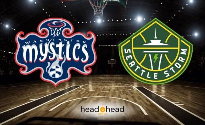 Washington Mystics vs Seattle Storm Head To Head WNBA Records & Stats