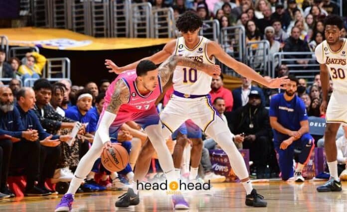 Washington Wizards vs Los Angeles Lakers Head To Head NBA Records & Stats