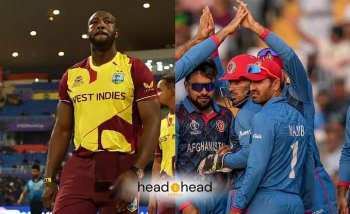 West Indies vs Afghanistan Head To Head T20 Records & Stats (Total Matches, WI Won, AFG Won)