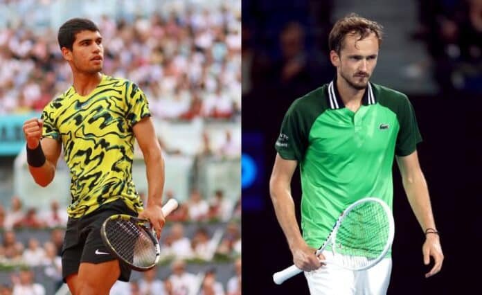 Carlos Alcaraz vs Daniil Medvedev Head To Head Records & Stats