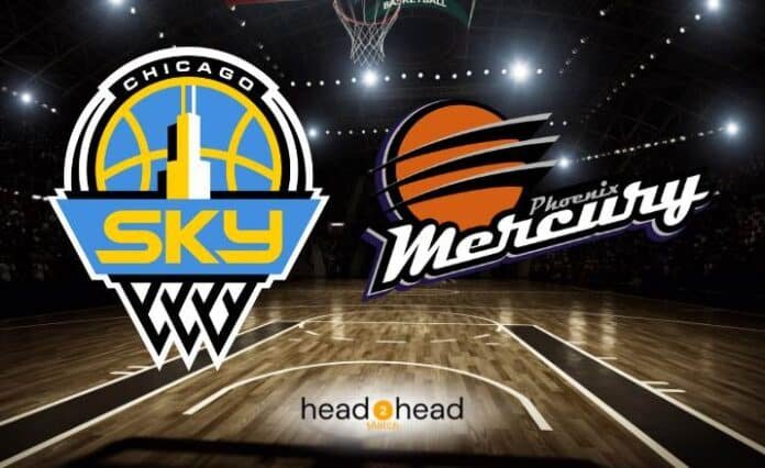 Chicago Sky vs Phoenix Mercury Head To Head WNBA Records & Stats