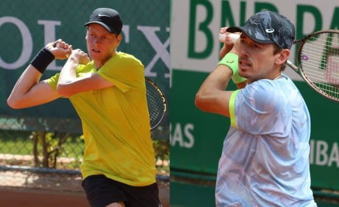 Jannik Sinner vs Alex de Minaur Head To Head Records & Stats