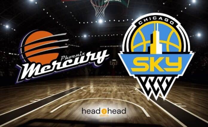 Phoenix Mercury vs Chicago Sky Head To Head WNBA Records & Stats